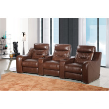 Canapé de salon avec canapé moderne en cuir véritable (442)